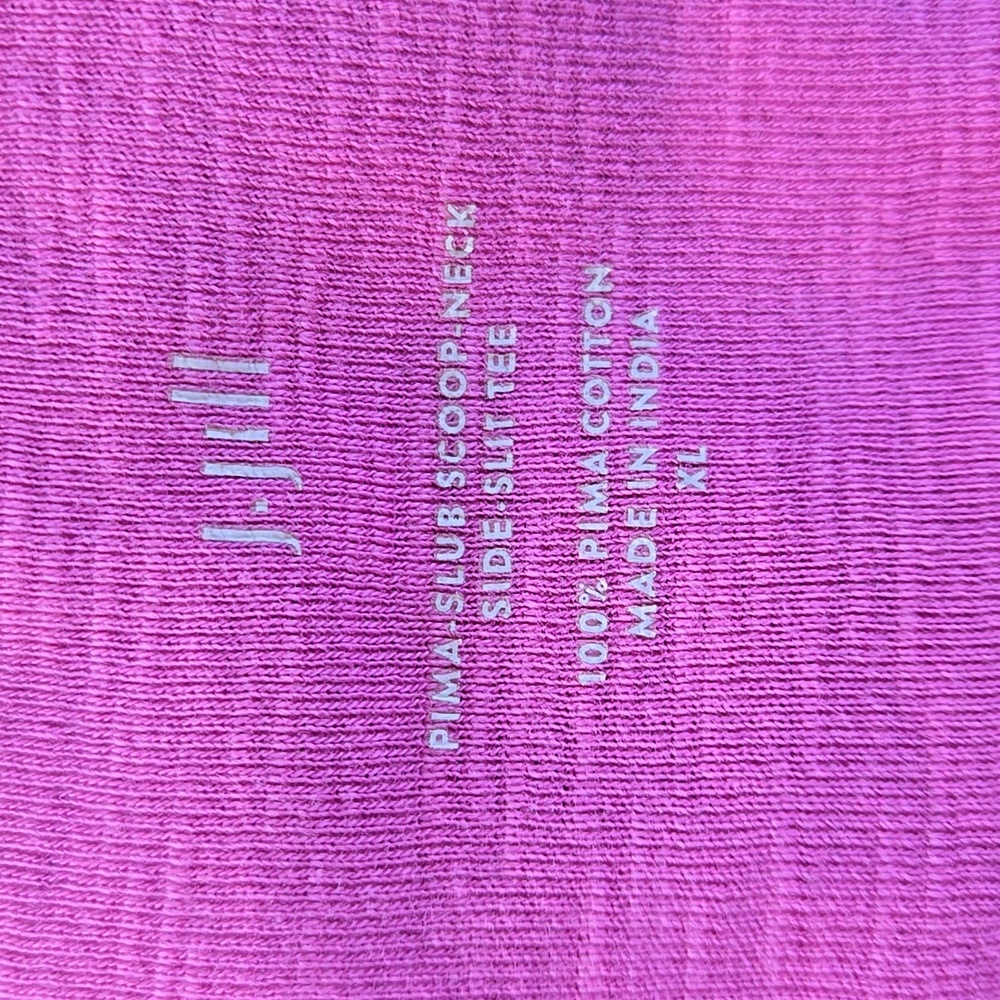 J.Jill Pima Cotton Slub Scoop Neck Tshirt. Size XL. Like new! - Picture 3 of 7